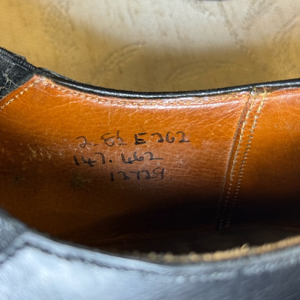 Vtg Simpson Piccadilly Men's Black Leather Chelsea Loafers UK 8.5 E / Tree incl. - Picture 9 of 15